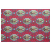 PH&D Frans Toile Fabric Red en Blue Stof (Yard (91,4 cm))