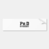 Ph.D Student Bumpersticker (Voorkant)