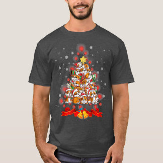 Ph English Bulldog kerstboom Dog Xmas cadeau T-shirt