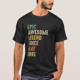 Ph Epic Geweldige sinds 1991 30e verjaardag Vintag T-shirt
