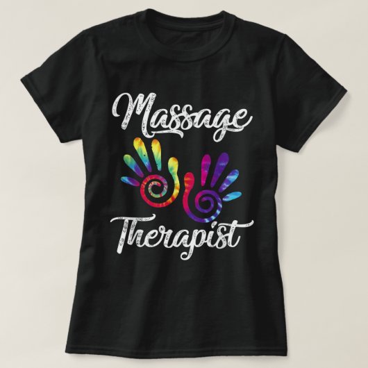 Ph Funny Massage Therapist Costume Hand Therapy T-shirt (Design voorkant)