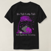 Ph Haar gevecht is mijn 'Fight Rett Syndrome Aware T-shirt (Design voorkant)