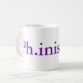 Ph.inishe.d 15 oz Mok (Voorkant links)