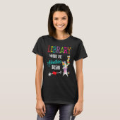 Ph Library Bemanner Teacher Back to School Librari T-shirt (Voorkant volledig)