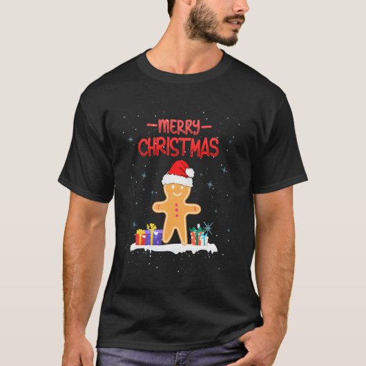 Ph Merry Kerstontbijtkoek Kerstkoekje Koekje Ba T-shirt (Voorkant)