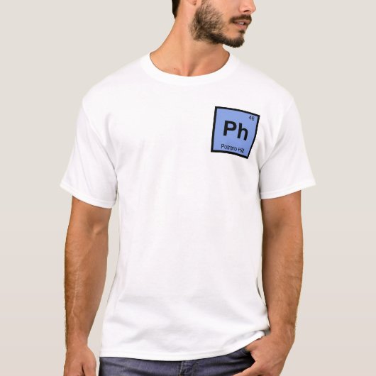 Ph - Potrero Hill San Francisco Chemistry Symbol T-shirt (Voorkant)