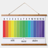 pH-schaal Hangend Wandkleed (Voorkant)