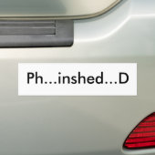 Ph...Vergiet...D Bumpersticker (Op auto)