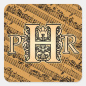 pH Vierkante Sticker (Voorkant)