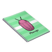 Phacops trilobiet - prehistorisch dier notitieboek (Rechterzijde)