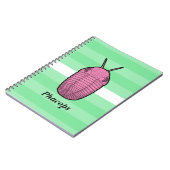 Phacops trilobiet - prehistorisch dier notitieboek (Linkerzijde)