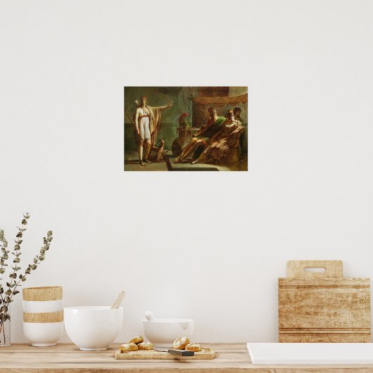 Phaedra en Hippolytus, 1802 Poster (Keuken)
