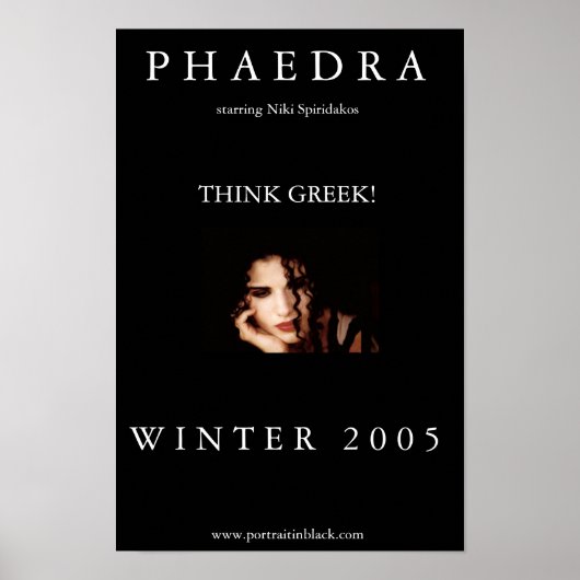 Phaedra Film Poster (Voorkant)