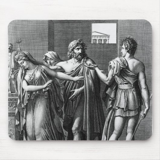 Phaedra, Theseus en Hippolytus Muismat (Voorkant)