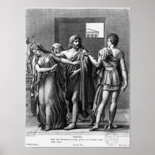 Phaedra, Theseus en Hippolytus Poster