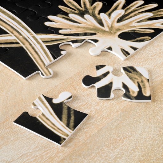 Phaeodaria | 61 Goud | Ernst Haeckel | Legpuzzel (Zijkant)