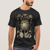 Phaeodaria | 61 Goud | Ernst Haeckel | T-shirt (Voorkant)