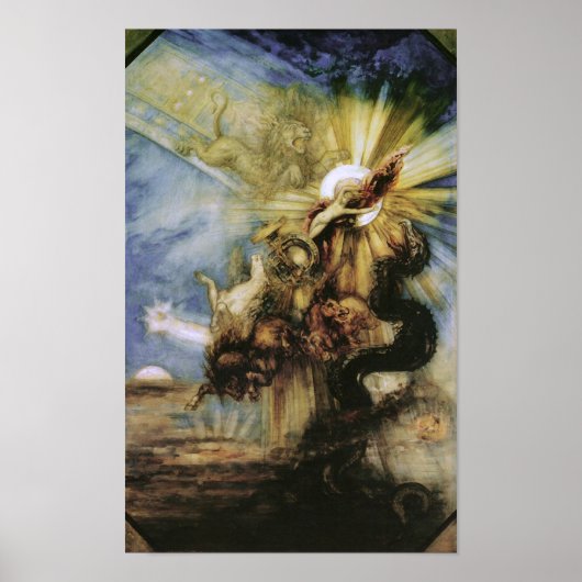 Phaeton, Gustave Moreau Poster (Voorkant)