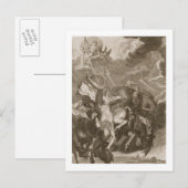 Phaeton Struck Down by Jupiter's Thunderbolt, 1731 Briefkaart (Voorkant / Achterkant)