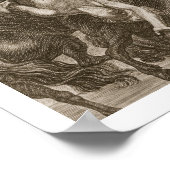 Phaeton Struck Down by Jupiter's Thunderbolt, 1731 Poster (Hoek)