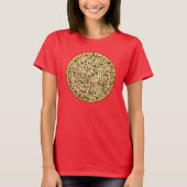 Phaistos Disc van Minoïsche Kreta Distressed T-Shi T-shirt (Voorkant)