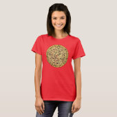 Phaistos Disc van Minoïsche Kreta Distressed T-Shi T-shirt (Voorkant volledig)
