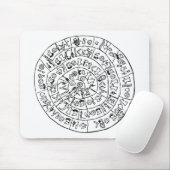 Phaistos-schijf Muismat (Met muis)