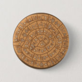 Phaistos-schijf Ronde Button 5,7 Cm (Voorkant)