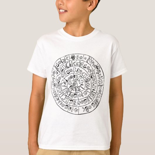 Phaistos-schijf T-shirt (Voorkant)