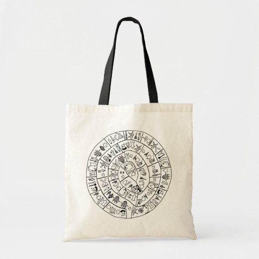 Phaistos-schijf van Minoan Kreta Tote Bag (Voorkant)
