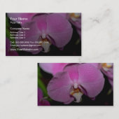 Phalaenopisbloemen Visitekaartje (Voorkant / Achterkant)