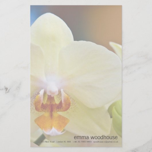 Phalaenopsis Orchid Briefpapier (Voorkant)