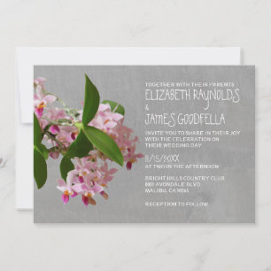 Phalaenopsis Orchid Wedding Invitations Kaart
