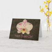 Phalaenopsis orchidee Happy Boss's Day Kaart (Gele Bloem)