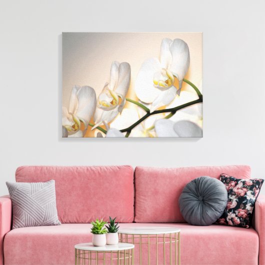 Phalaenopsis Sogo Yukidian Orchid Wrapped Canvas Afdruk (Insitu (Woonkamer))