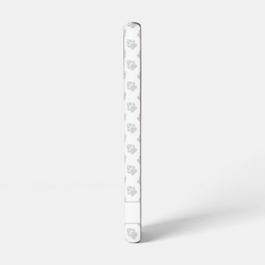 Phalène met zwarte details en aangepaste naam op p samsung galaxy hoesje (Linkerkant)