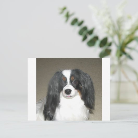 Phalene Papillon Briefkaart (Staand voorkant)