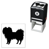 Phalène Speelgoed Breed Dog Shape Silhouette Zelfinktende Stempel (In situ)