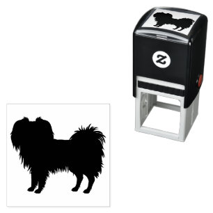 Phalène Speelgoed Breed Dog Shape Silhouette Zelfinktende Stempel