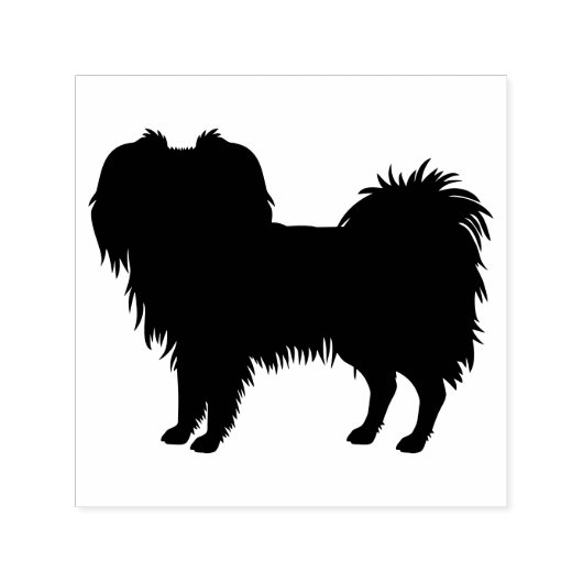 Phalène Speelgoed Breed Dog Shape Silhouette Zelfinktende Stempel (Design)