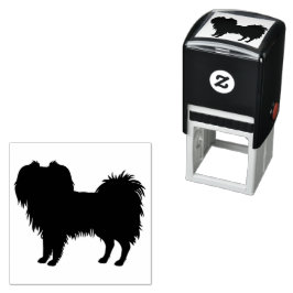 Phalène Toy-fokshond Silhouet Zelfinktende Stempel