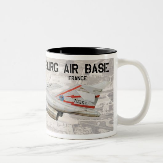 Phalsbourg Air Base (Frankrijk) Tweekleurige Koffiemok (Rechts)