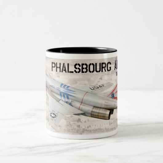 Phalsbourg Air Base (Frankrijk) Tweekleurige Koffiemok (Center)