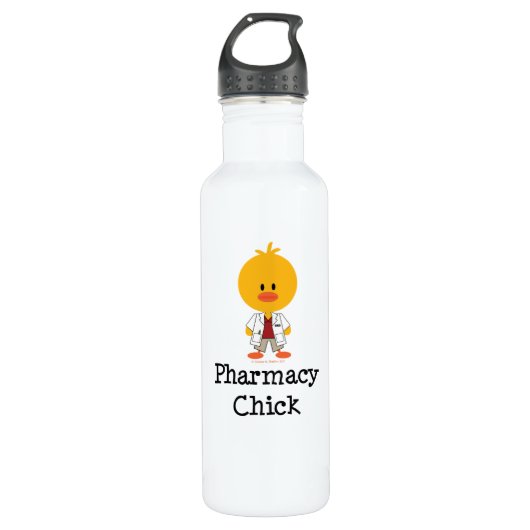 Phamacy Chick Waterfles (Voorkant)