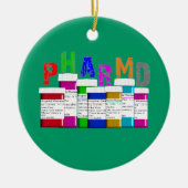 PhamD Prescription kerstversiering Keramisch Ornament (Voorkant)