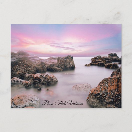 Phan Thiet, Vietnam kusthaven Foto Briefkaart (Voorkant)