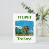 Phang Nga Bay, Phuket, Thailand, Briefkaart (Staand voorkant)
