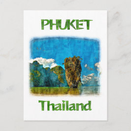 Phang Nga Bay, Phuket, Thailand, Briefkaart