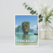 Phang Nga Bay Thailand Reizen Briefkaart (Staand voorkant)