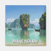 Phang Nga Bay Thailand Reizen Magneet (Voorkant)
